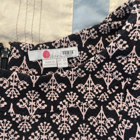 Boden Pink and Black Sheath Midi Dress - Picture 4 of 4